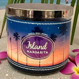 Bath & Body Works Island Margarita Candle 3 Wick